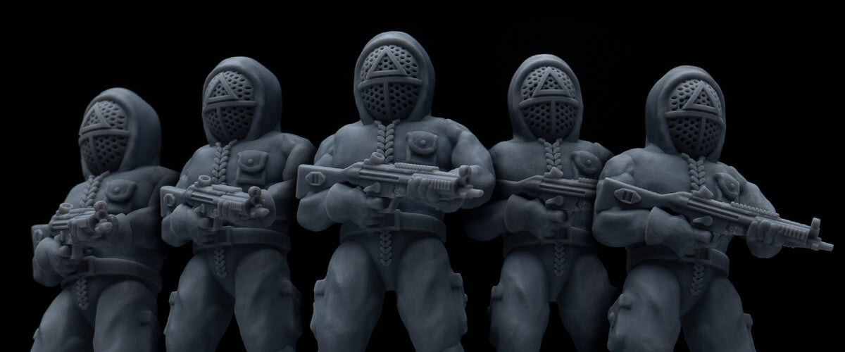 Create Squid Game Characters with Resin 3D Printing
