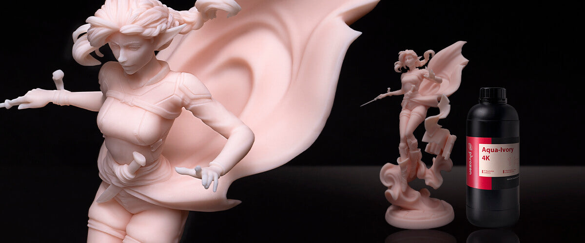 5 Delicate 3D Models You Can Create with Aqua-Ivory 4K Resin