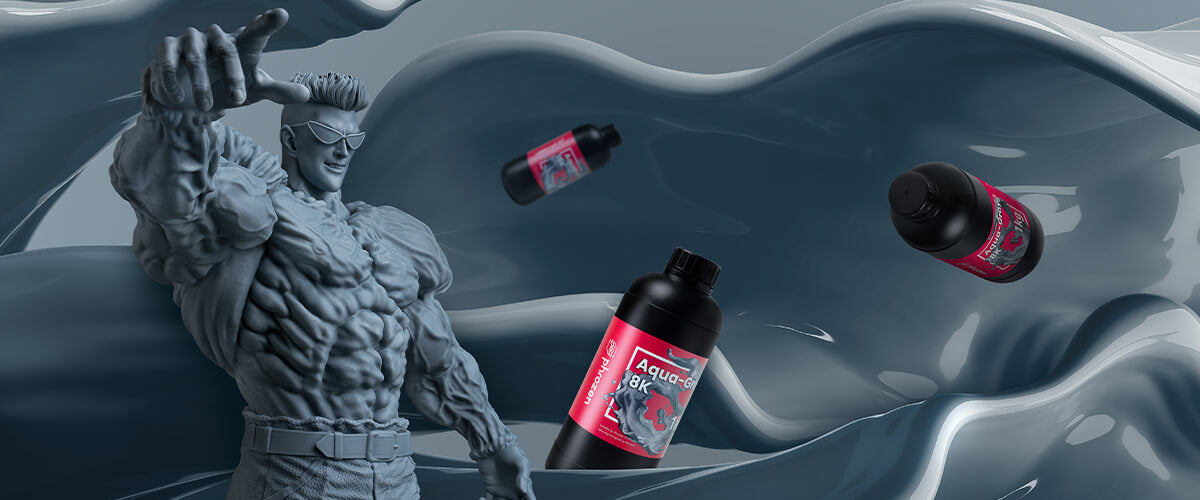 5 Fierce 3D Models To Create with Aqua-Gray 8K Resin