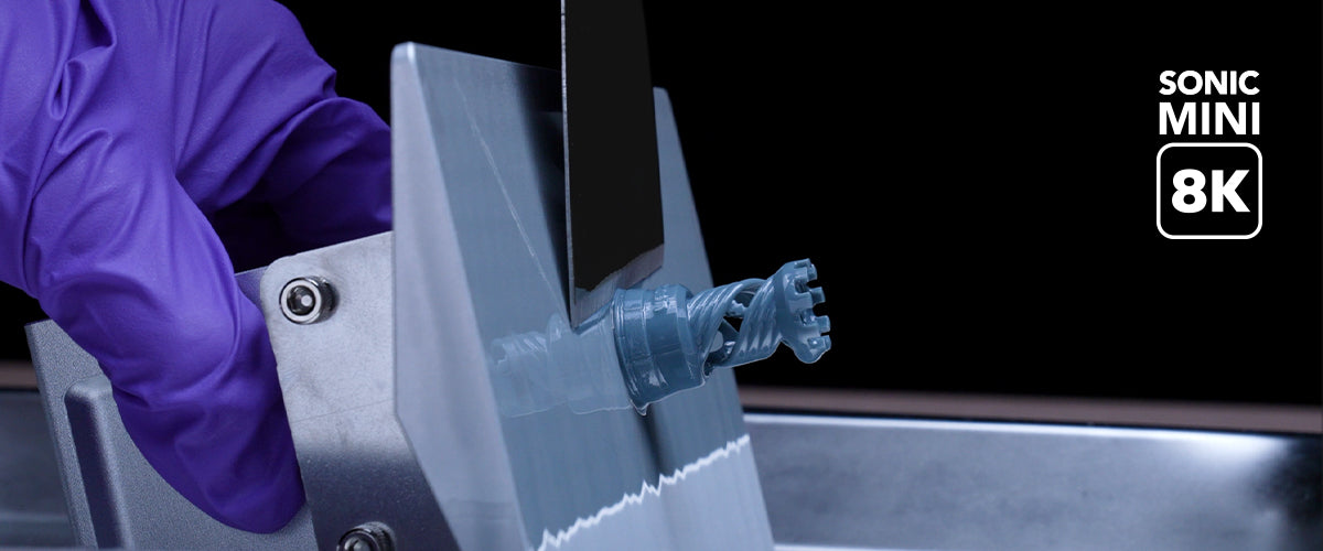 Sonic Mini 8K: First Print with Phrozen Test File