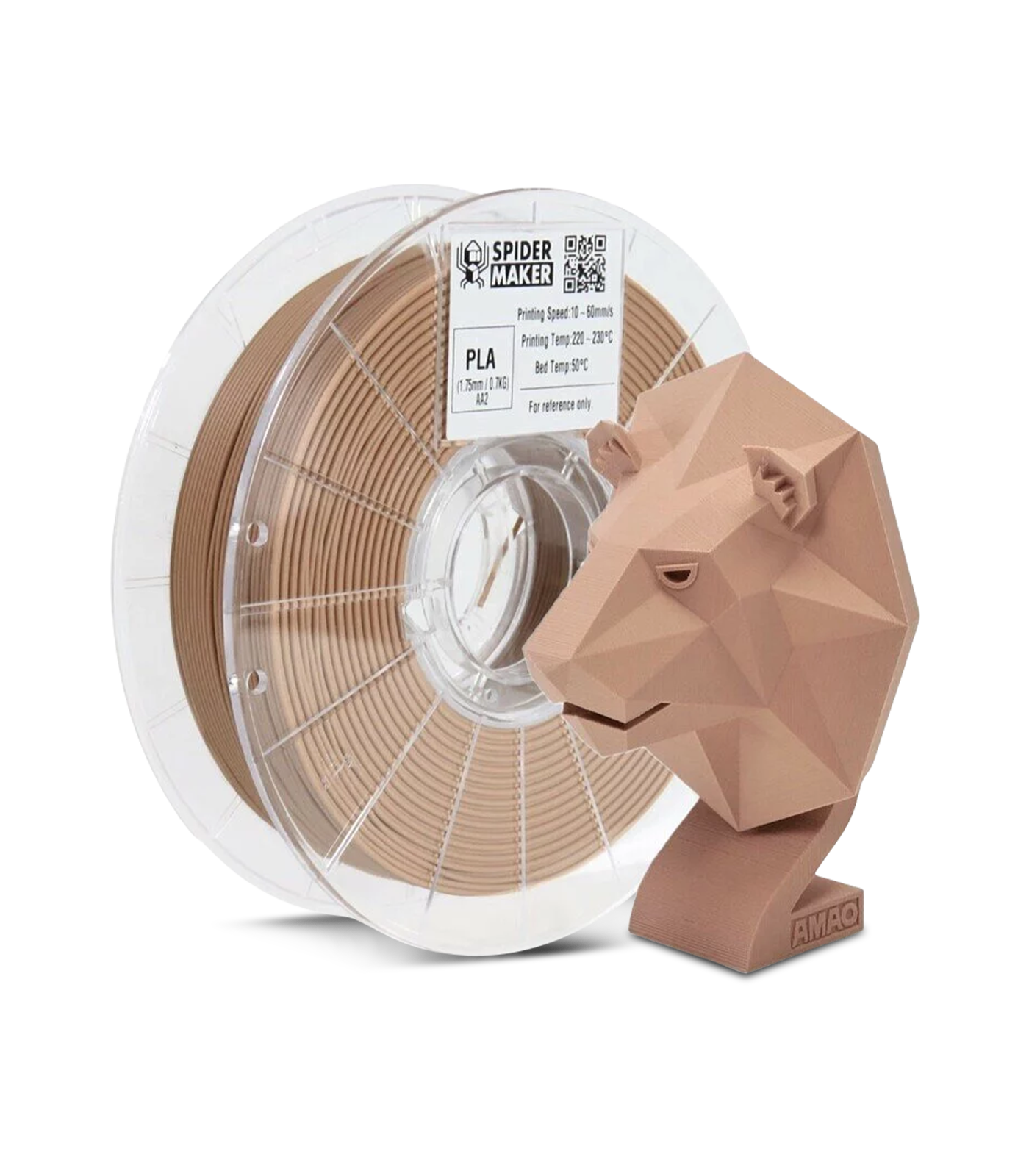 SpiderMaker 3D Matte PLA Filament