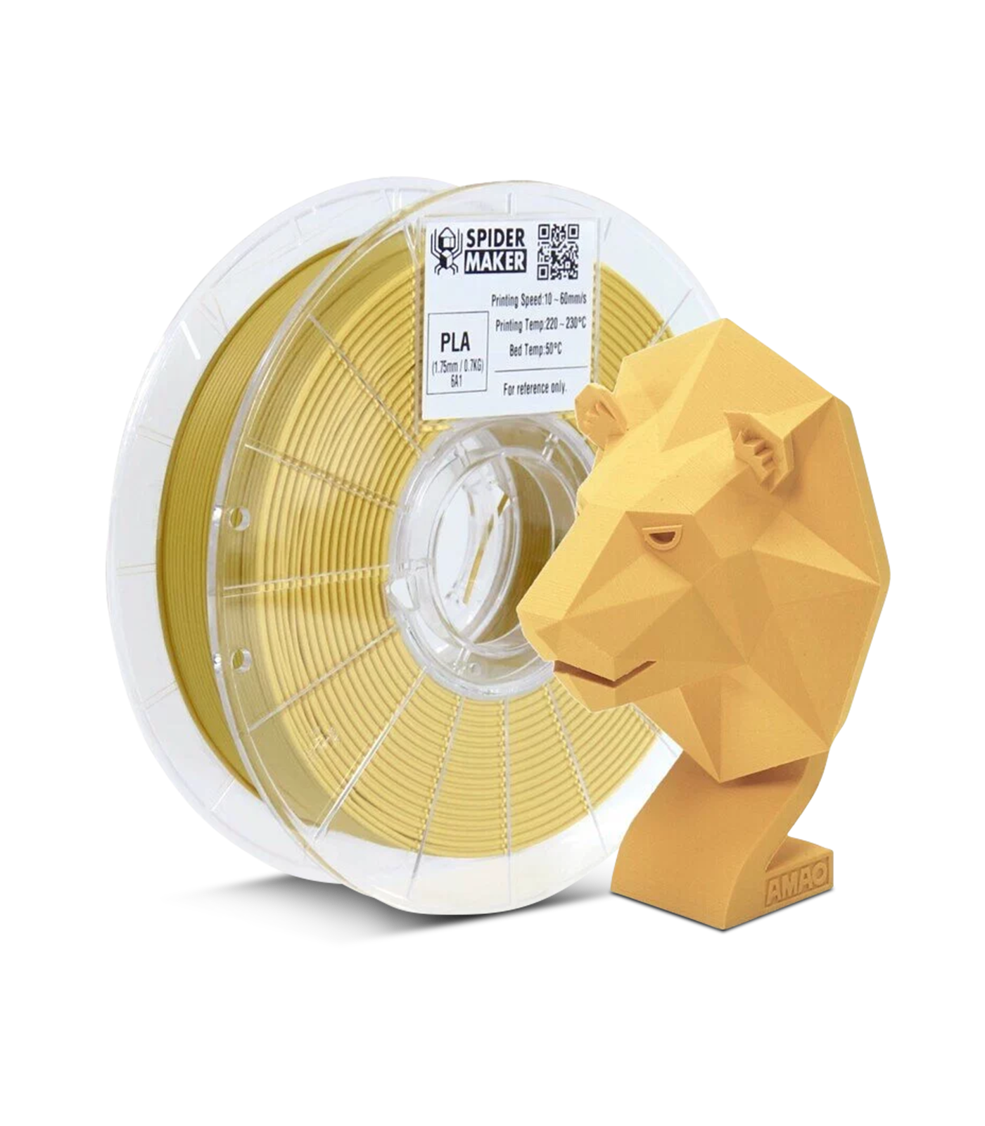 SpiderMaker 3D Matte PLA Filament