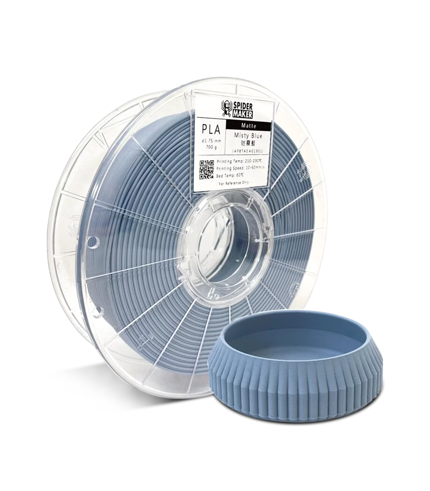 SpiderMaker 3D Matte PLA Filament