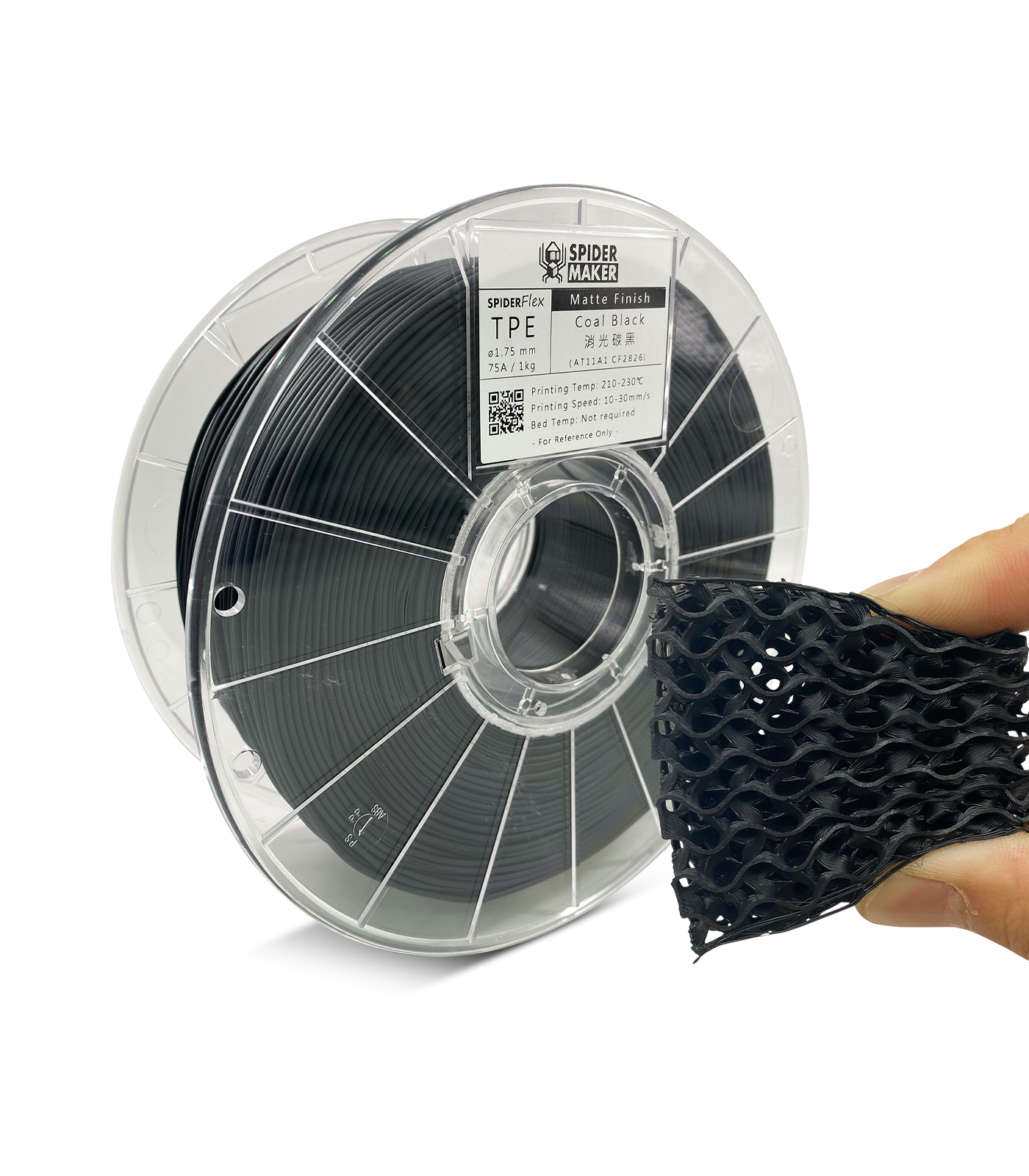 SpiderFlex Flexible TPE 3D Printer Filament