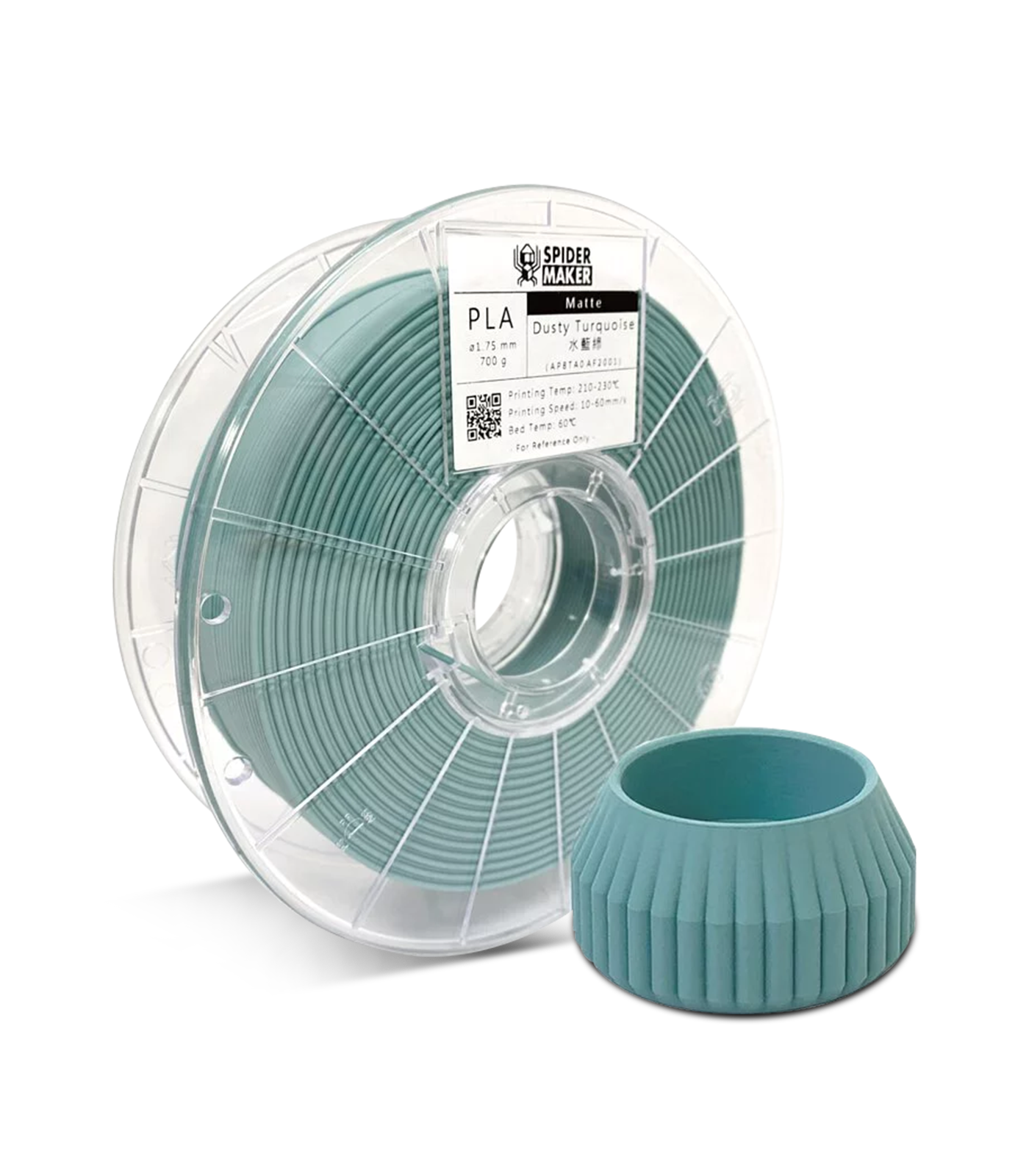 SpiderMaker 3D Matte PLA Filament