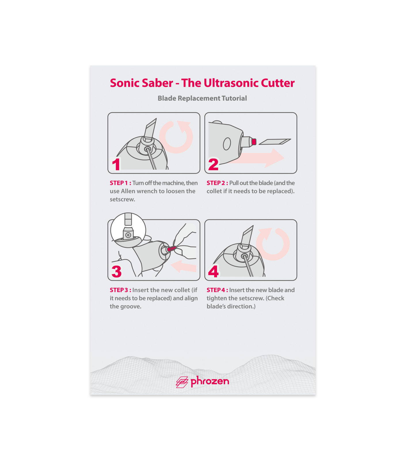 Phrozen Sonic Saber - ブレード交換キット